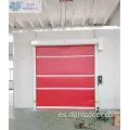 Puerta automática industrial de PVC enrollada de alta velocidad